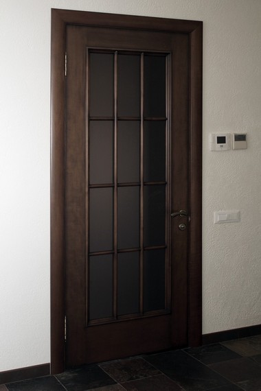 межкомнатная дверь, дверь со стеклом